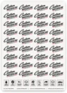 White Waterslide Card (More premium card best suited for sliding larger designs